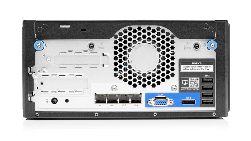 HPE MircoServer Gen10 Plus Rear